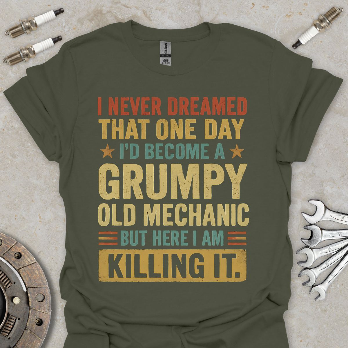 Grumpy Old Mechanic T-Shirt