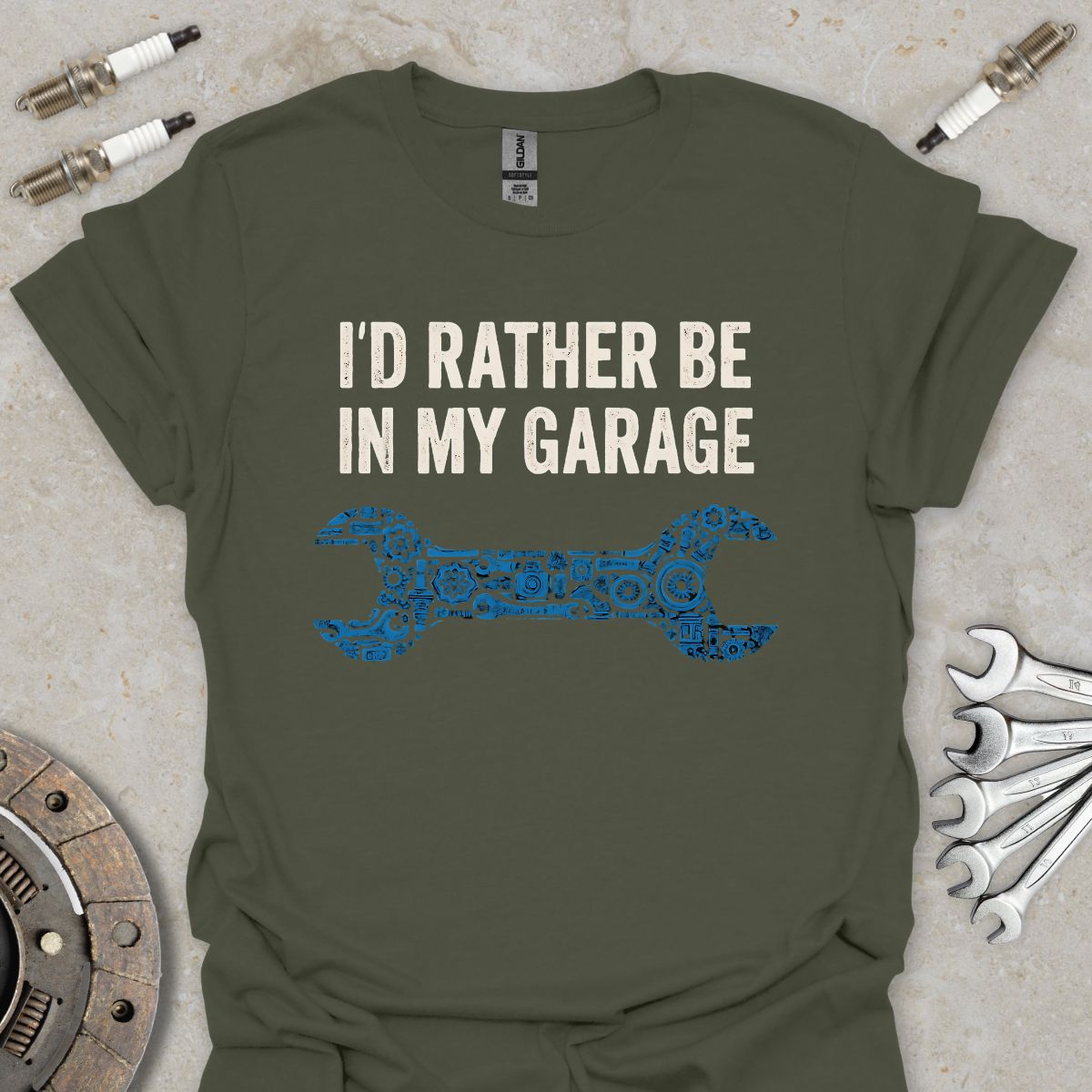 I'd rather be in my Garage T-Shirt