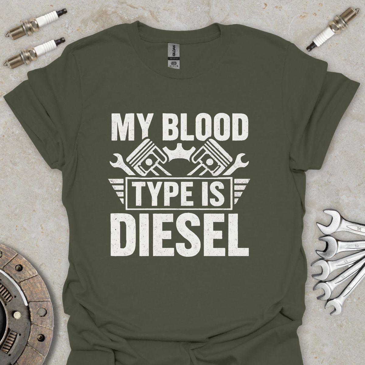 My Blood Type is Diesel T-Shirt