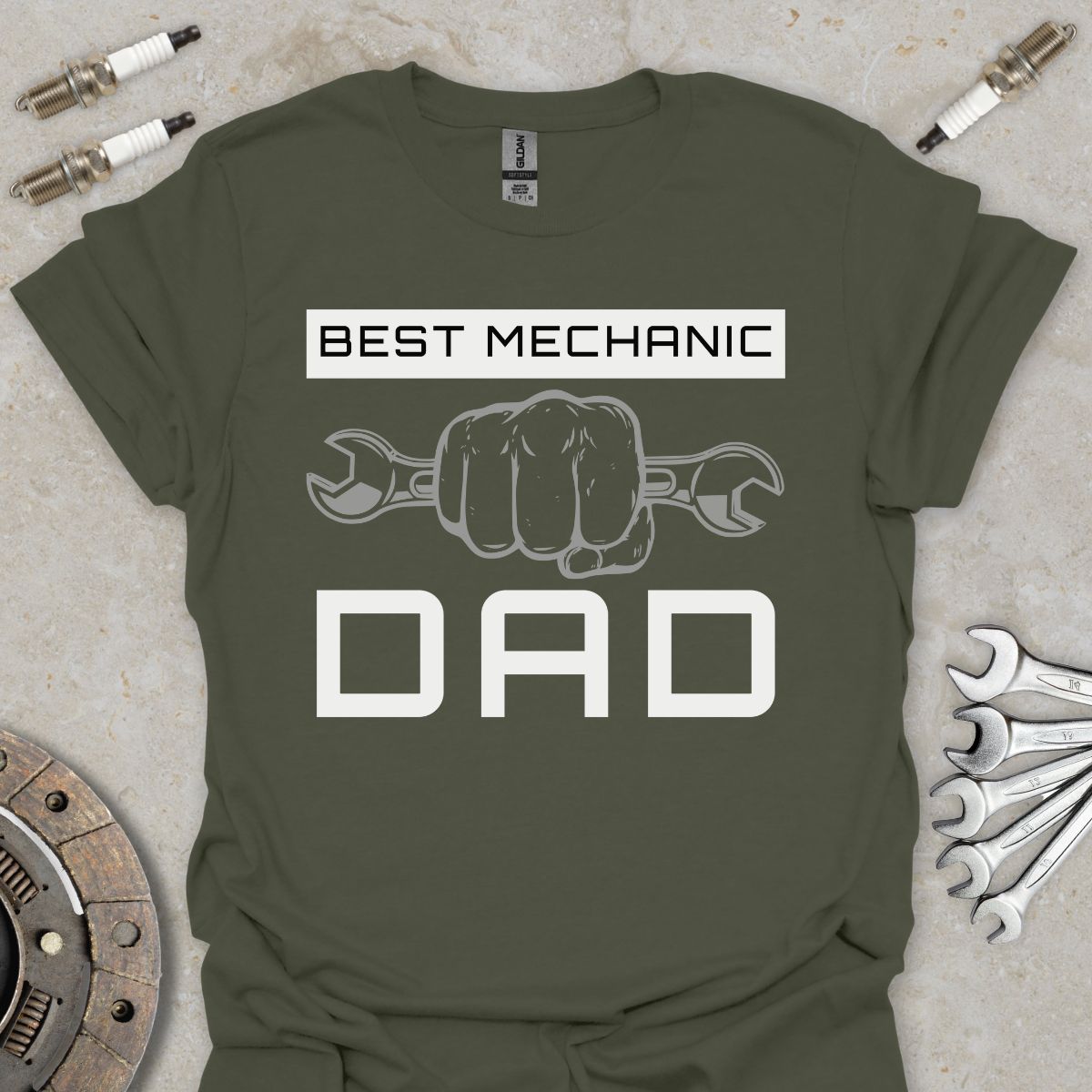 Best Mechanic Dad T-Shirt