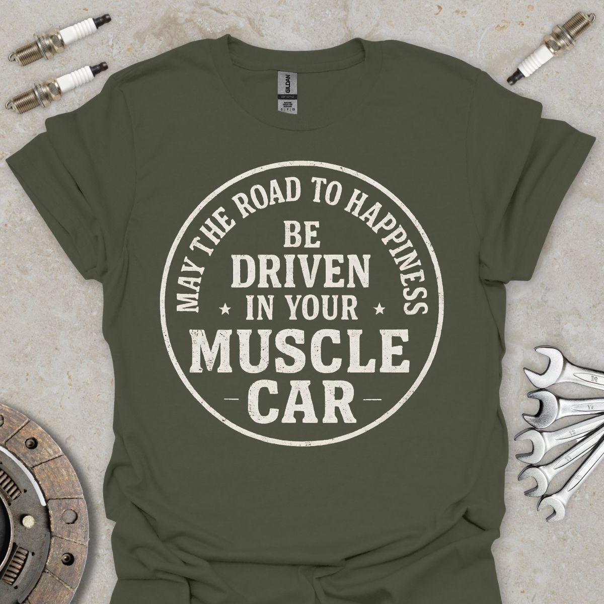In your Muscle Car T-Shirt
