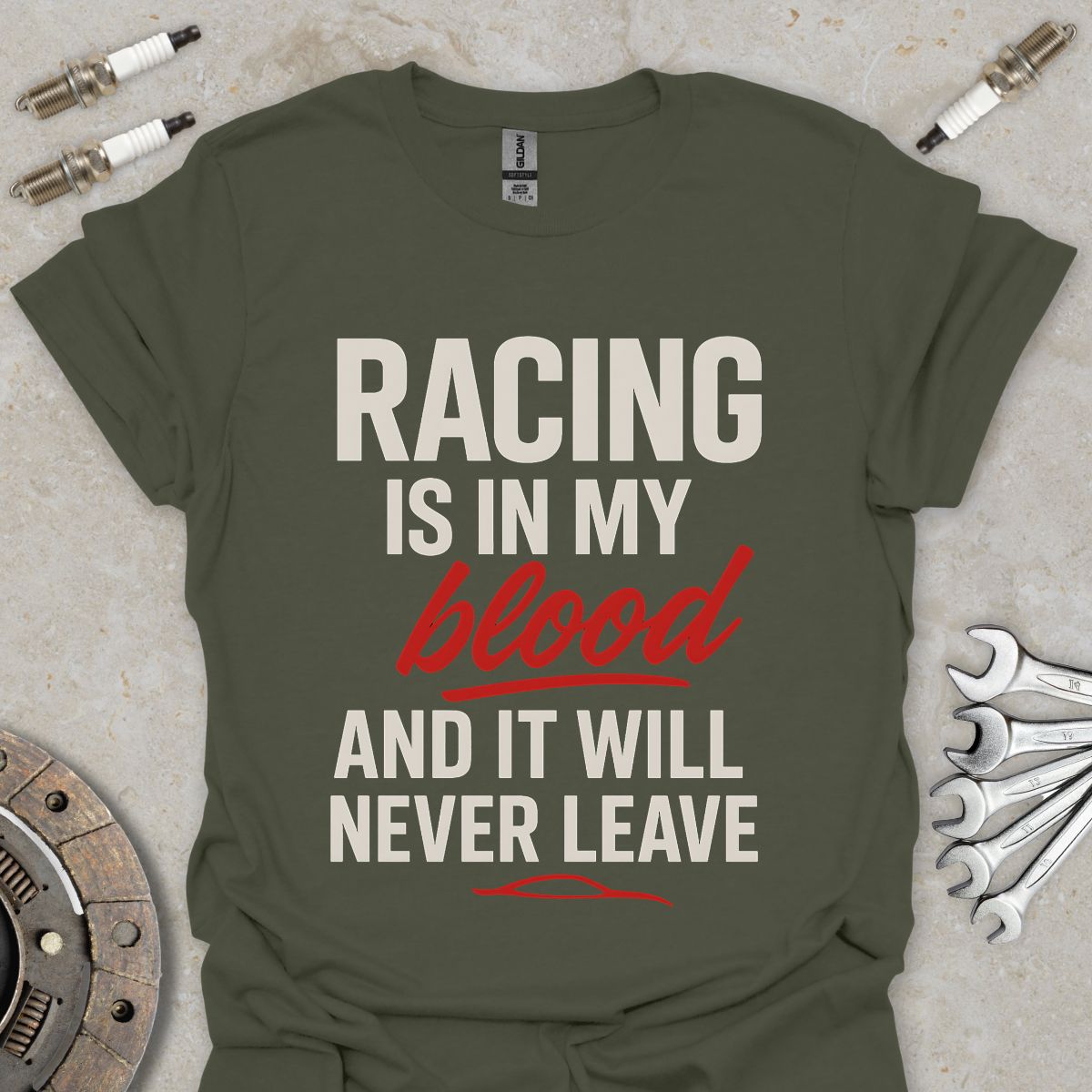 Racing is in my Blood T-Shirt