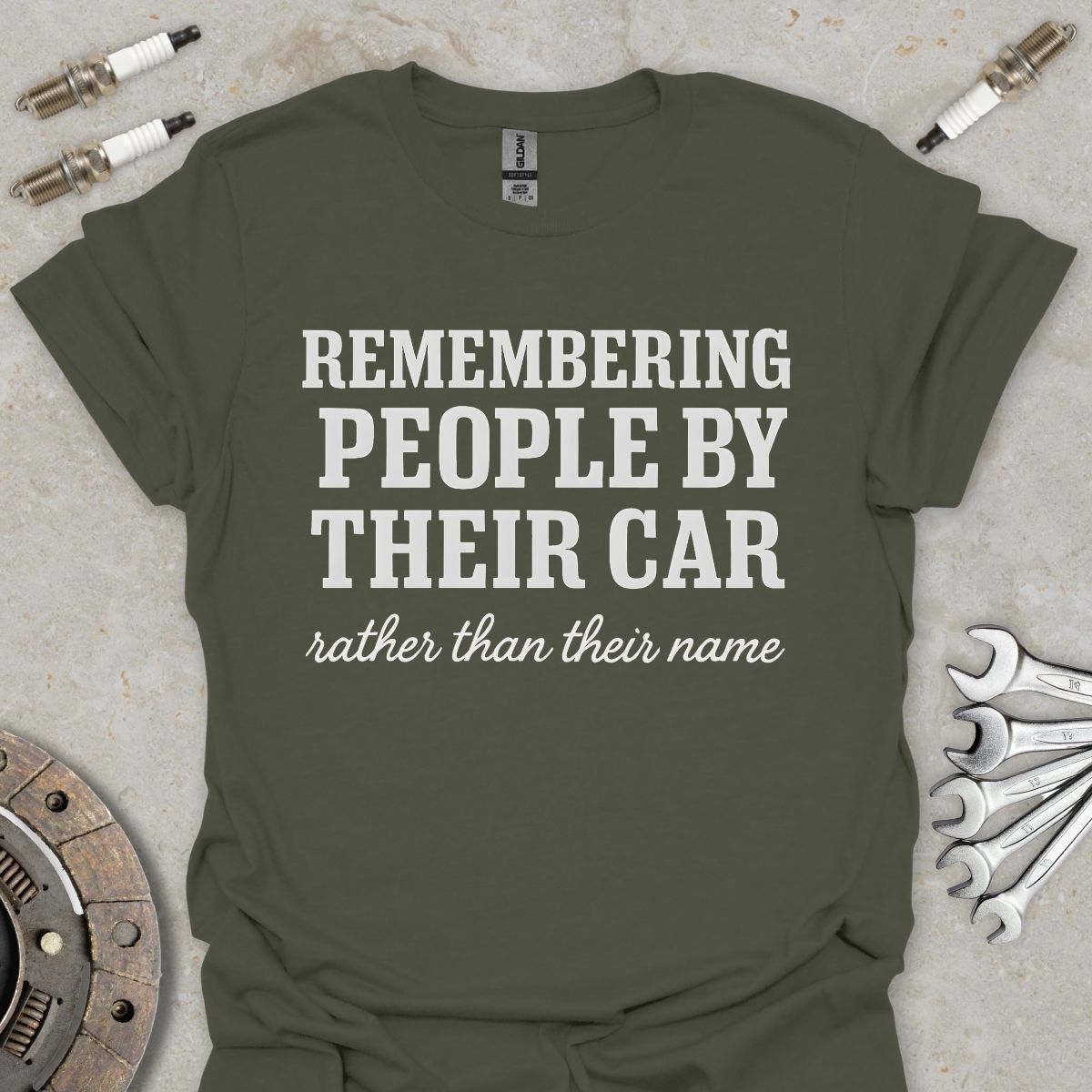 Remembering People by their Car T-Shirt
