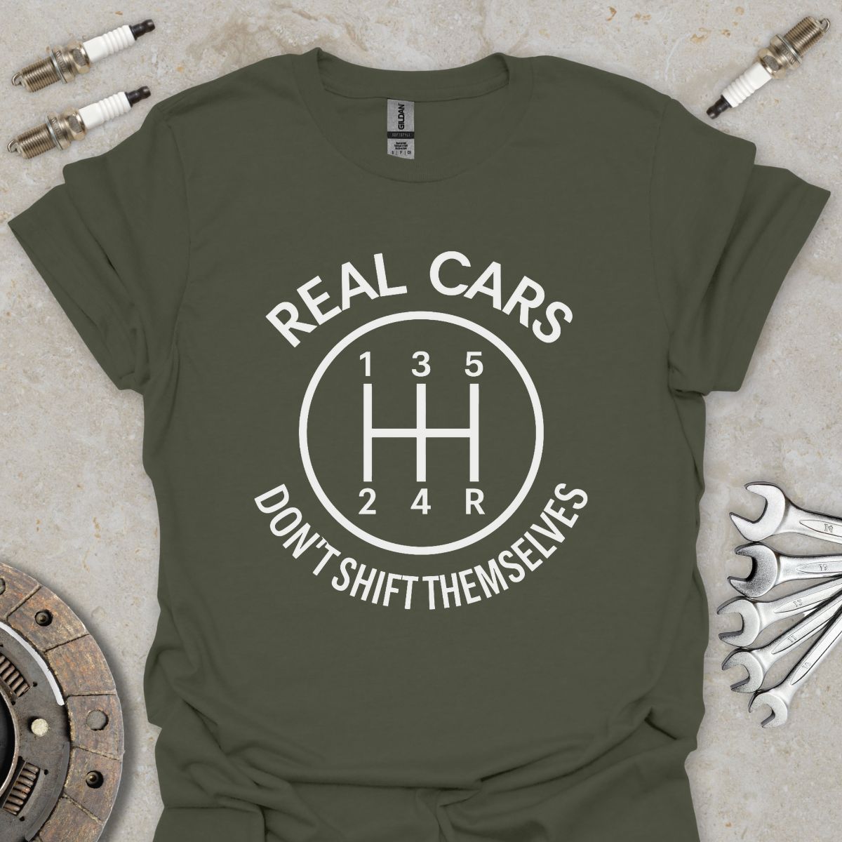 Real Cars don't Shift Themselves T-Shirt