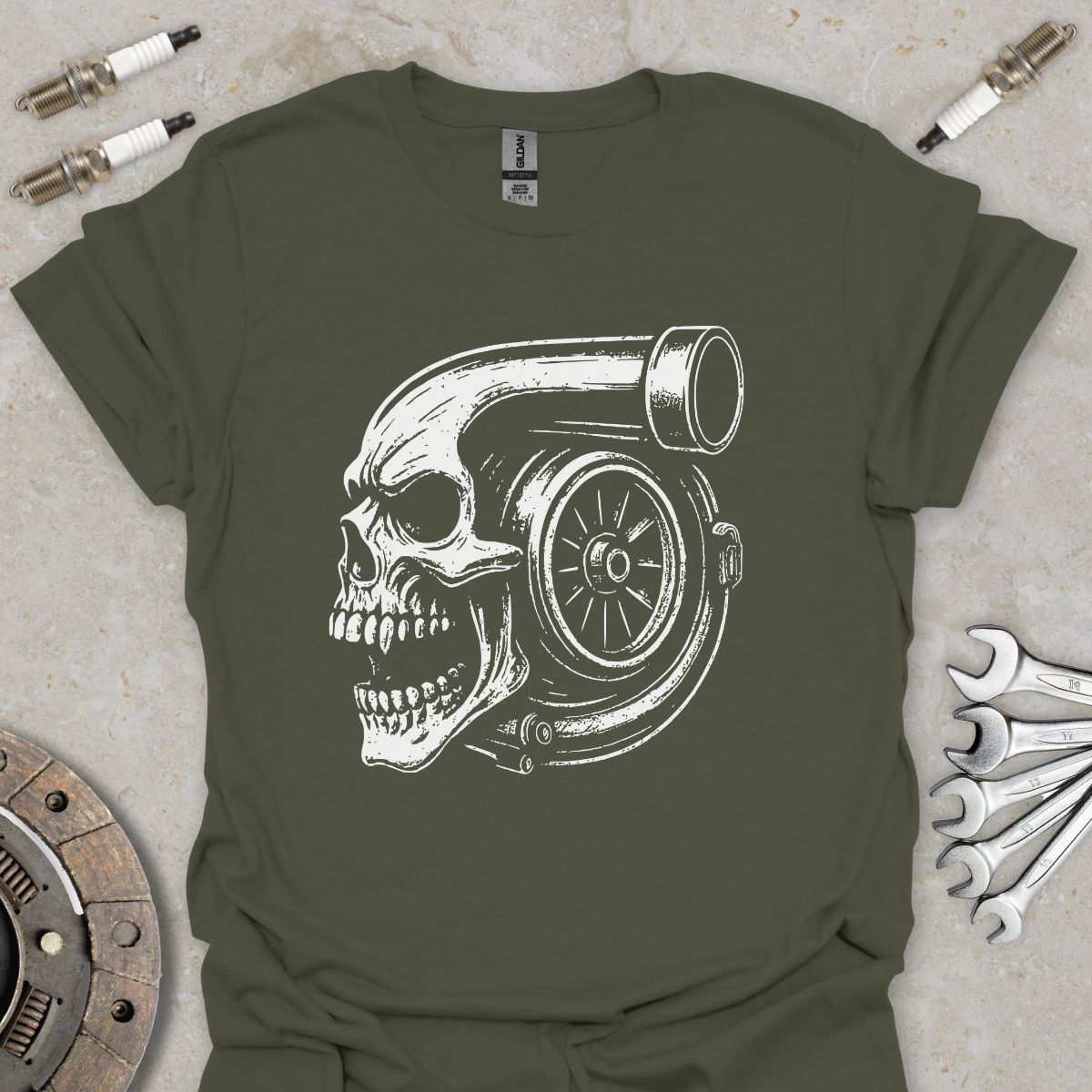 Turbocharger Skull T-Shirt