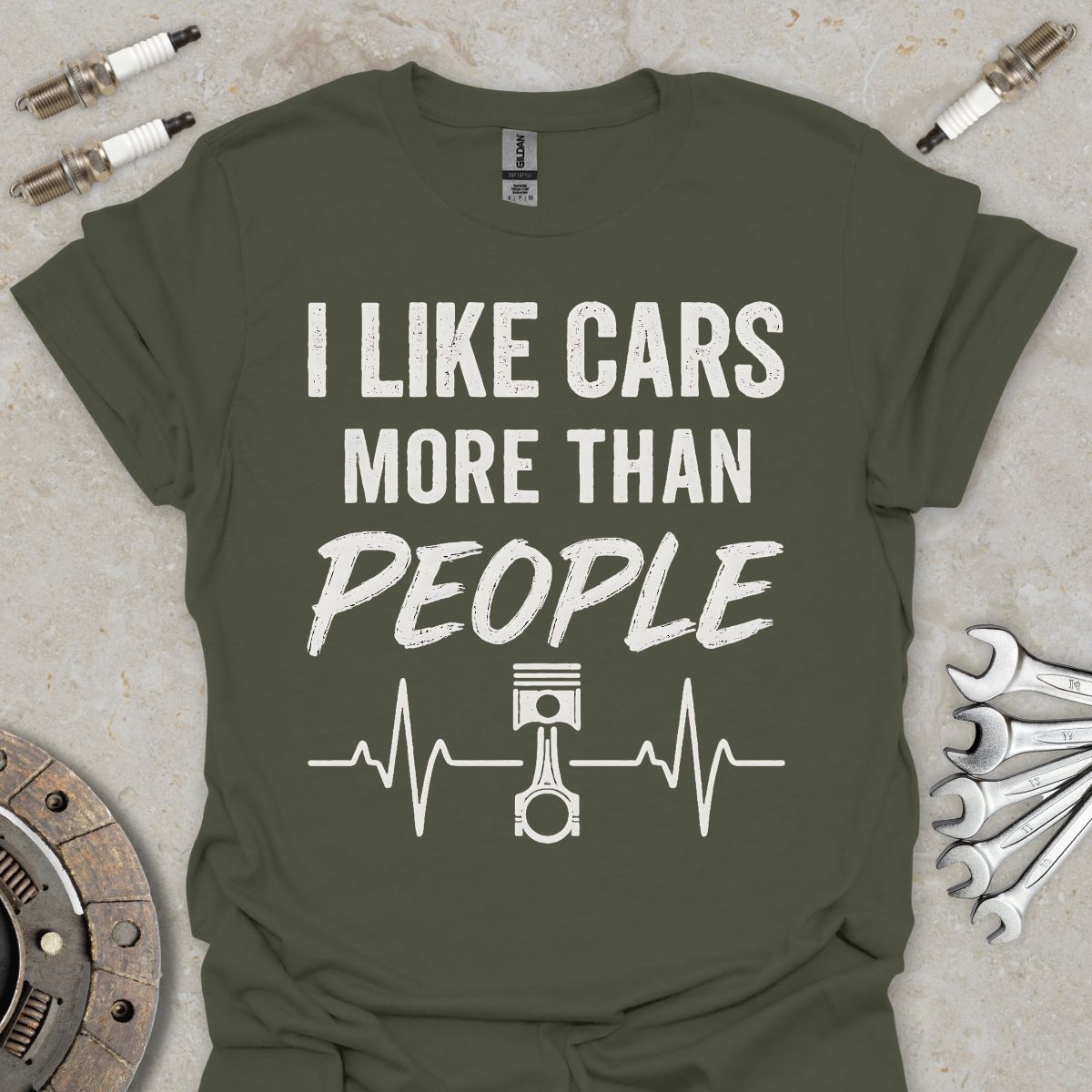 I like Cars more than People T-Shirt