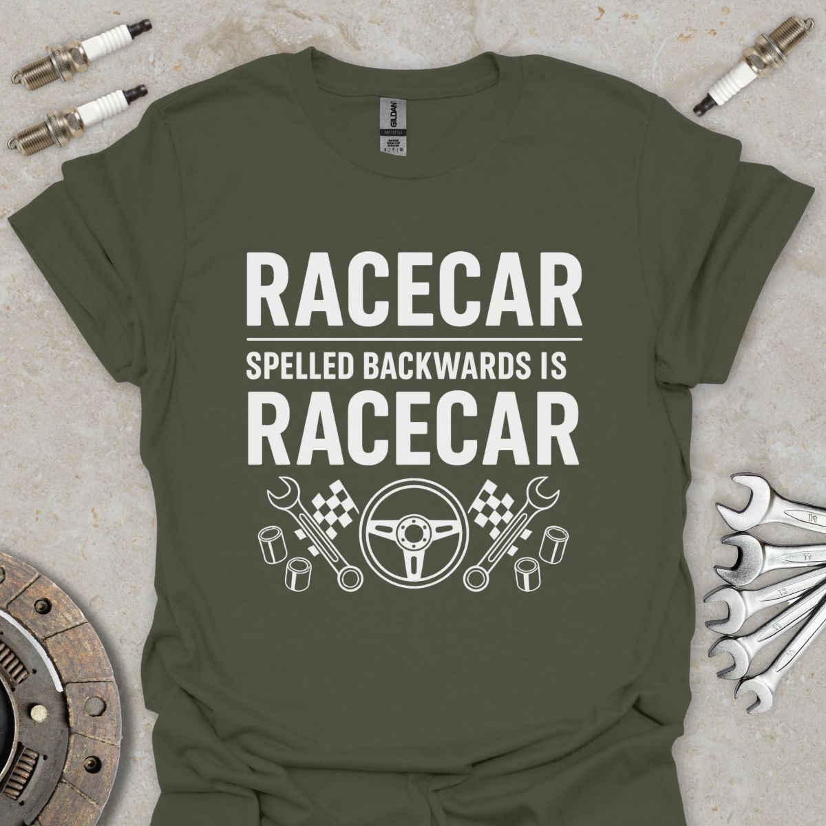 Racecar spelled backwards is Racecar T-Shirt