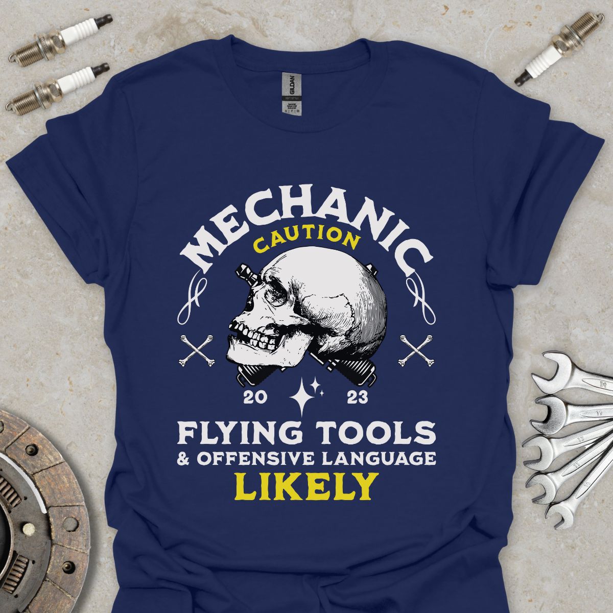 Mechanic Caution  T-Shirt