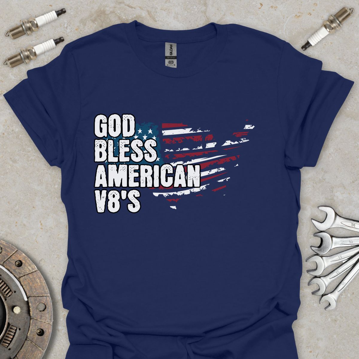 God bless American V8's T-Shirt