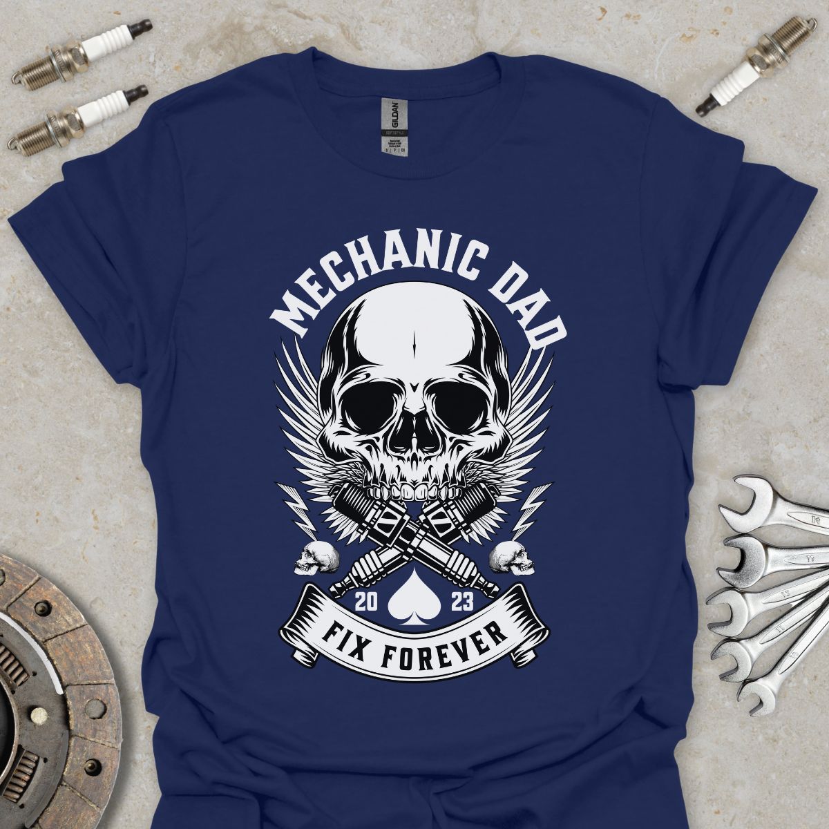 Mechanic Dad - Fix Forever T-Shirt