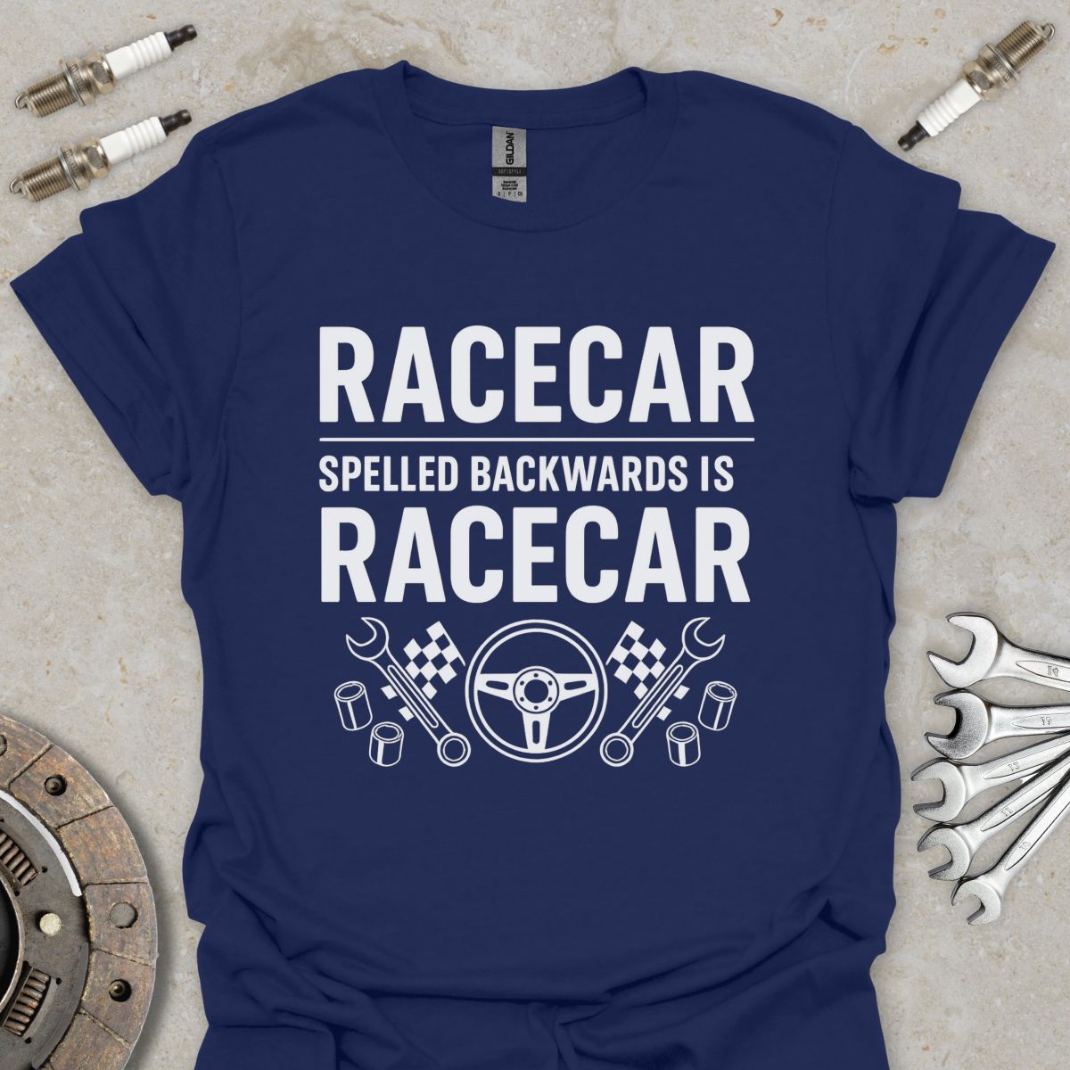 Racecar spelled backwards is Racecar T-Shirt