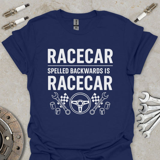 Racecar spelled backwards is Racecar T-Shirt