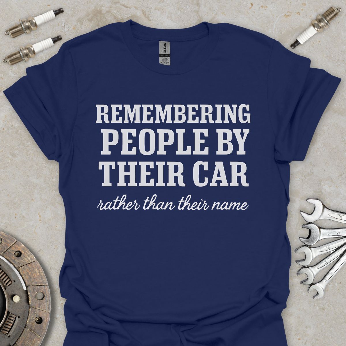 Remembering People by their Car T-Shirt