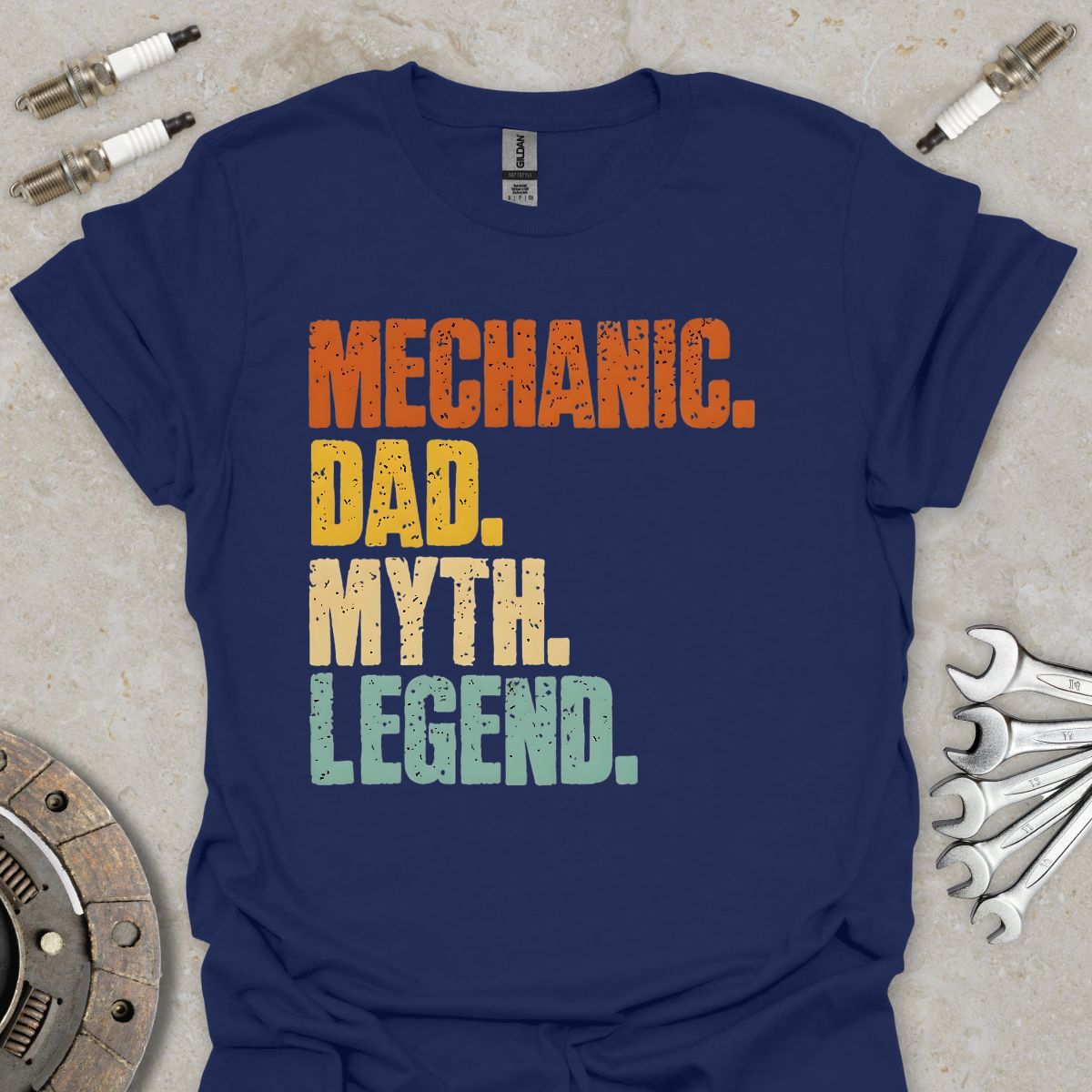 Mechanic. Dad. Myth. Legend. T-Shirt