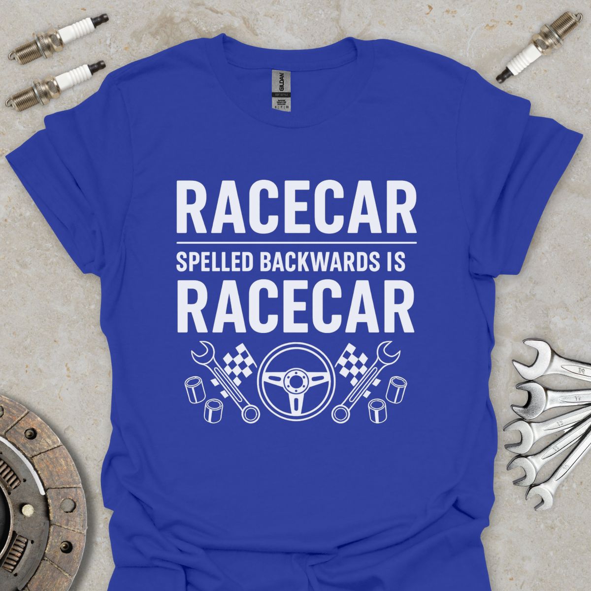 Racecar spelled backwards is Racecar T-Shirt