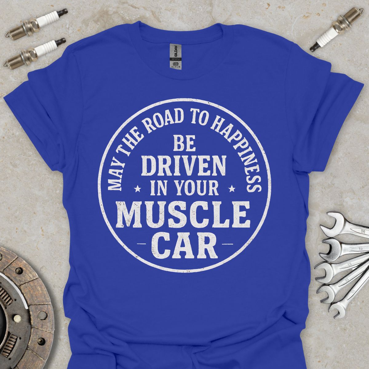 In your Muscle Car T-Shirt