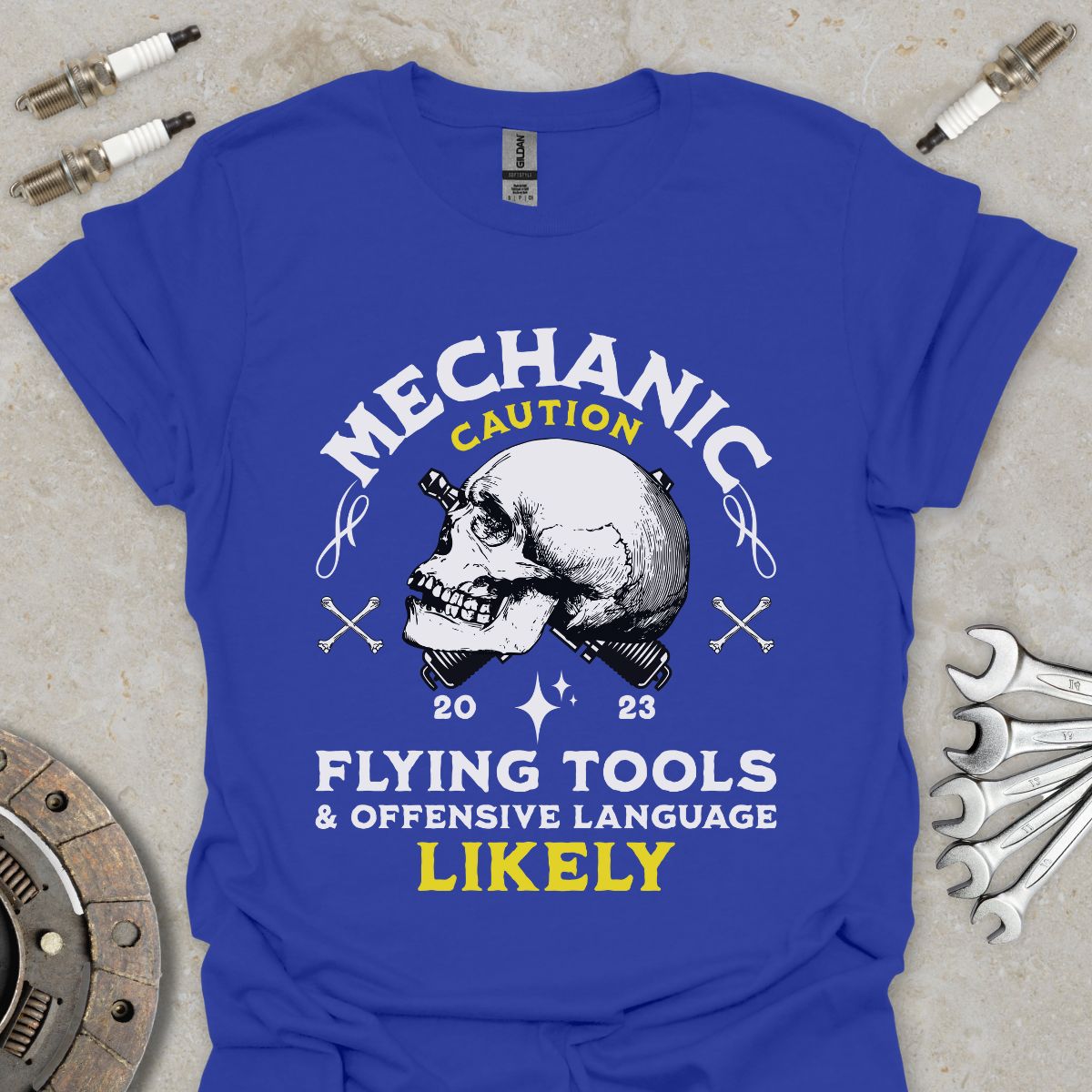 Mechanic Caution  T-Shirt