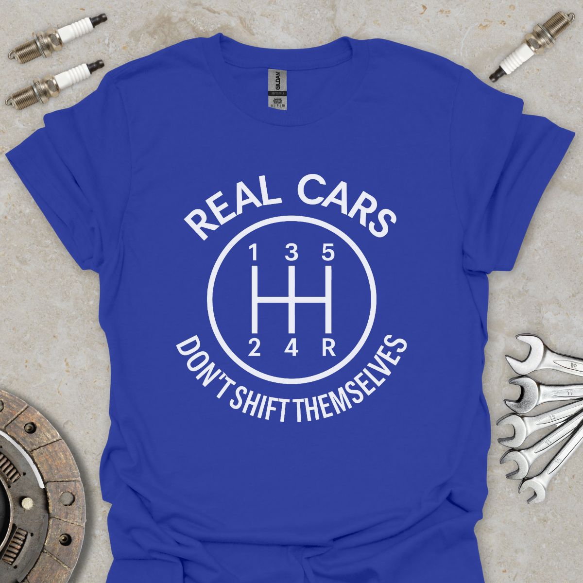 Real Cars don't Shift Themselves T-Shirt