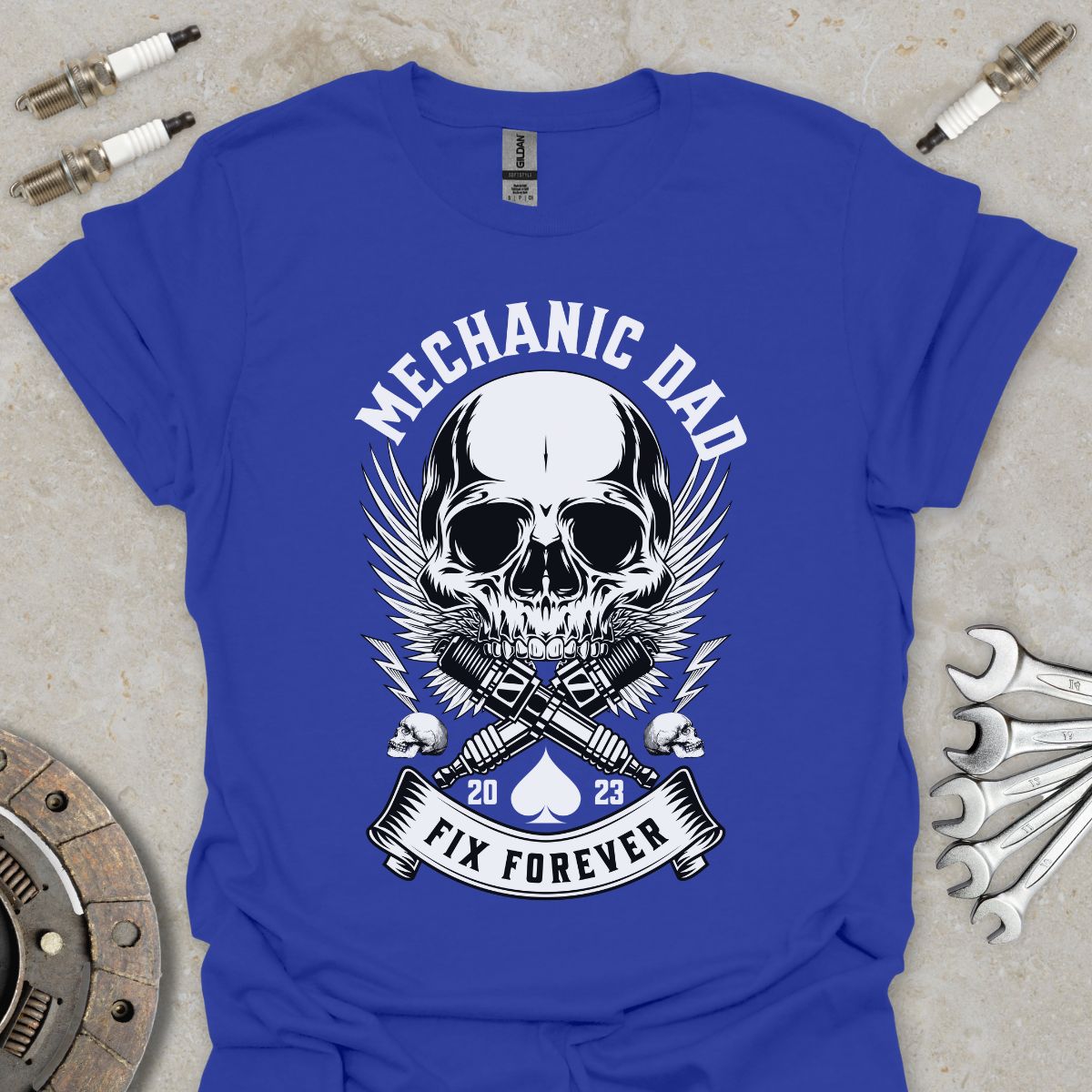 Mechanic Dad - Fix Forever T-Shirt