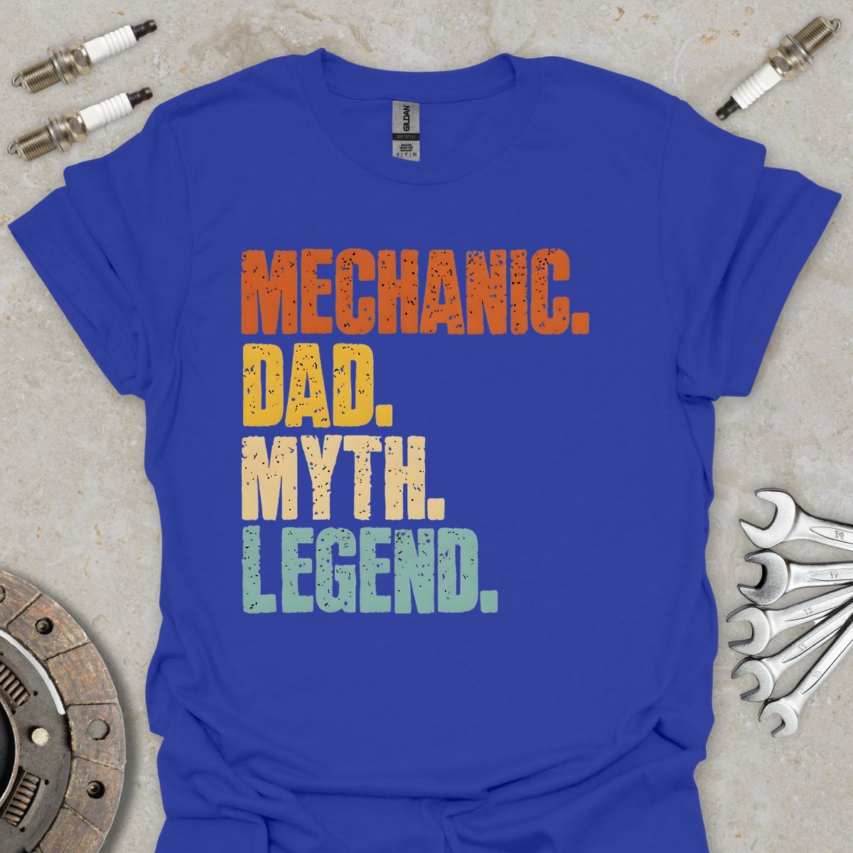 Mechanic. Dad. Myth. Legend. T-Shirt